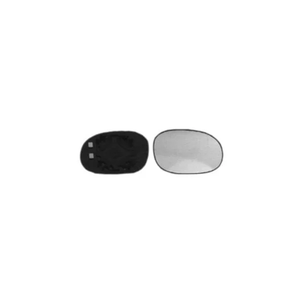 Miroir Glace rétroviseur droit pour CITROËN C2 phase 1, 2003-2008, à clipser, Neuf