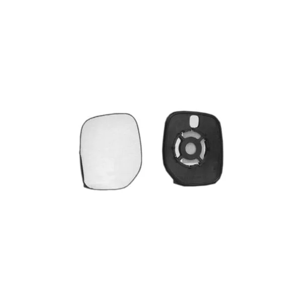 Miroir Glace rétroviseur gauche pour CITROËN BERLINGO I phase 2, 2002-2008 dégivrant, à clipser