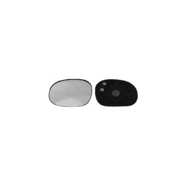Miroir Glace rétroviseur gauche pour CITROËN C2 phase 1, 2003-2008, dégivrant, à clipser, Neuf