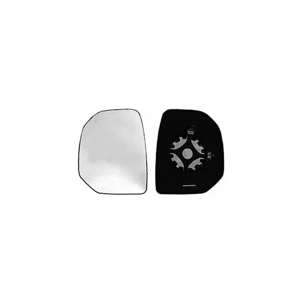 Miroir Glace rétroviseur gauche pour PEUGEOT PARTNER II phase 1, 2008-2012, dégivrant, à clipser