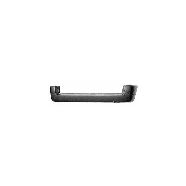 Pare chocs arrière pour CITROËN BERLINGO I phase 2, 2002-2008, moulure chromée, noir, Neuf