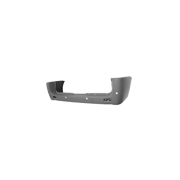 Pare chocs arrière pour FIAT SCUDO II 2007-2016, (châssis long), trous radar, Neuf à peindre