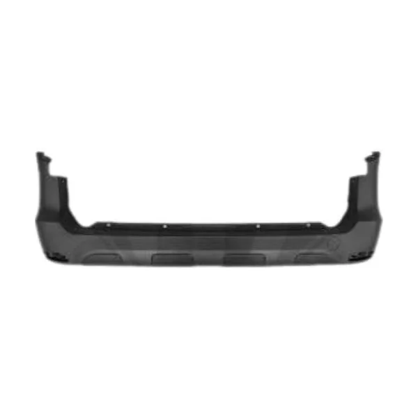 Pare chocs arrière pour RENAULT EXPRESS depuis 2021, avec cache-crochet, avec trous radar + supports, avec trous park assist, noir gaufré, Mod. VAN, Neuf