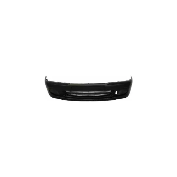 Pare Chocs Avant pour PEUGEOT 306 ph. 2 1997-1999, avec cache crochet et grille, noir, Neuf