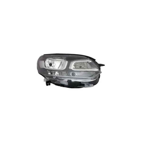 Phare avant droit pour FIAT SCUDO III depuis 2022, H1+H7, électrique, avec moteur, noir, Neuf