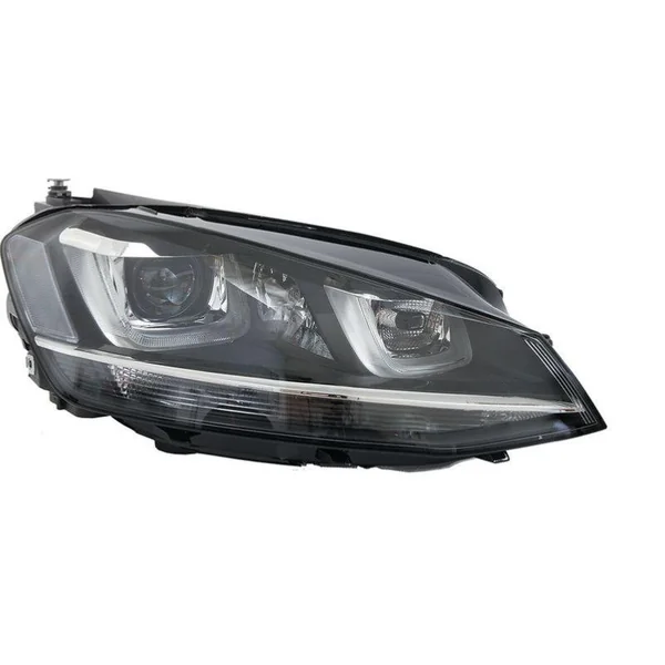 Phare avant droit pour VOLKSWAGEN GOLF VII phase 1 du 2012 au 2016, bixeno dbl+led, avec moteur, Mod. VALEO, Neuf