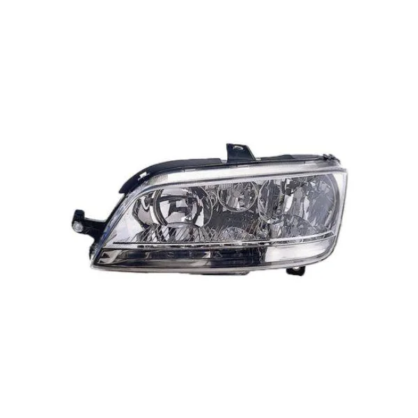 Phare avant gauche pour FIAT IDEA depuis 2003, H7+H1+H1, électrique, avec moteur, blanc, modèles >2006, Neuf