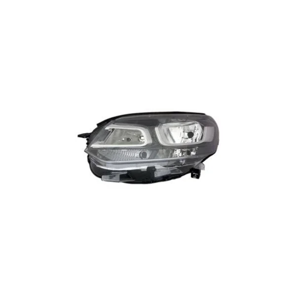 Phare avant gauche pour FIAT SCUDO III depuis 2022, H1+H7, électrique, avec moteur, noir, Neuf