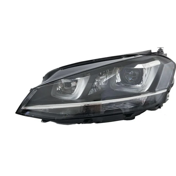 Phare avant gauche pour VOLKSWAGEN GOLF VII phase 1 du 2012 au 2016, bixeno dbl+led, avec moteur, Mod. VALEO, Neuf