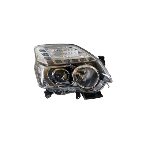 Phare droit pour NISSAN X-TRAIL 2010-2014, H11+H1, avec corps chromé, Neuf
