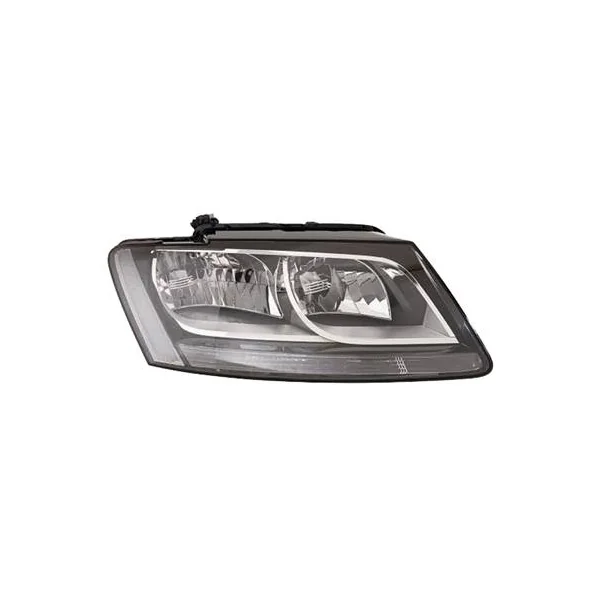 Phare Optique avant droit pour AUDI Q5 I ph. 1 2008-2012, H7+H7, corps Noir, Neuf