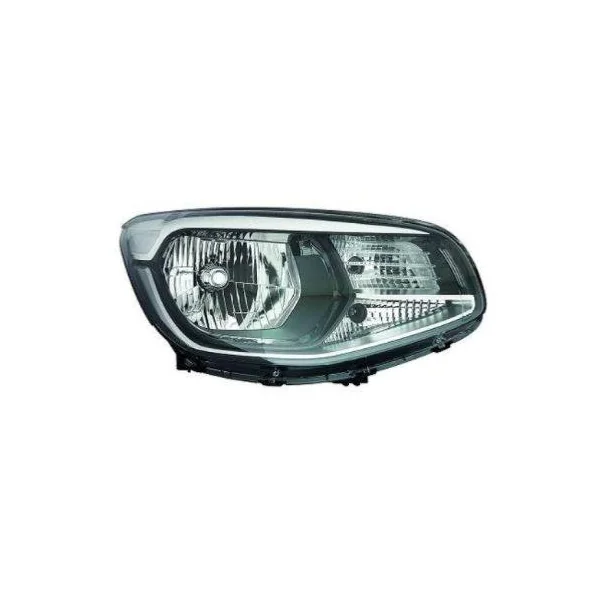 Phare Optique avant droit pour KIA SOUL 2014-2016, H4, avec lumière diurne et corps noir, Neuf