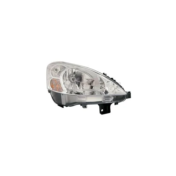 Phare Optique avant droit pour PEUGEOT PARTNER II phase 1, 2008-2012, H4, électrique, Neuf