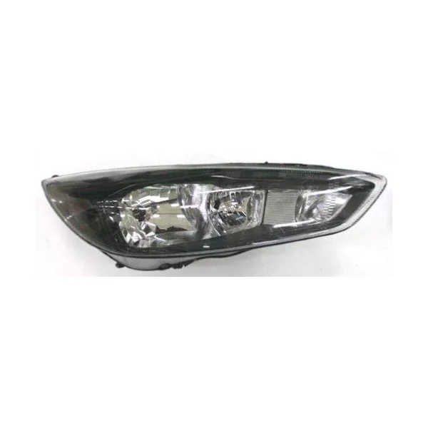 Phare Optique avant droit à LED pour FORD FOCUS III phase 2 2014-2018, H7+H1, avec moteur, corps noir, Neuf