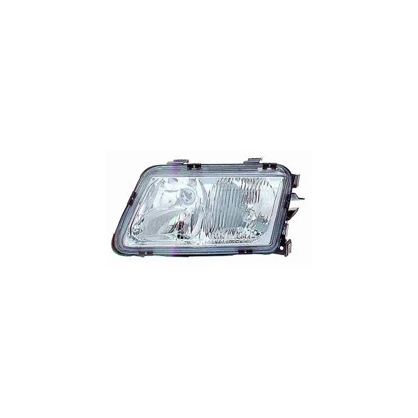 Phare Optique avant gauche pour AUDI A3 I phase 1, 1996-2000, H7+H4+H1, avec feu antibrouillard