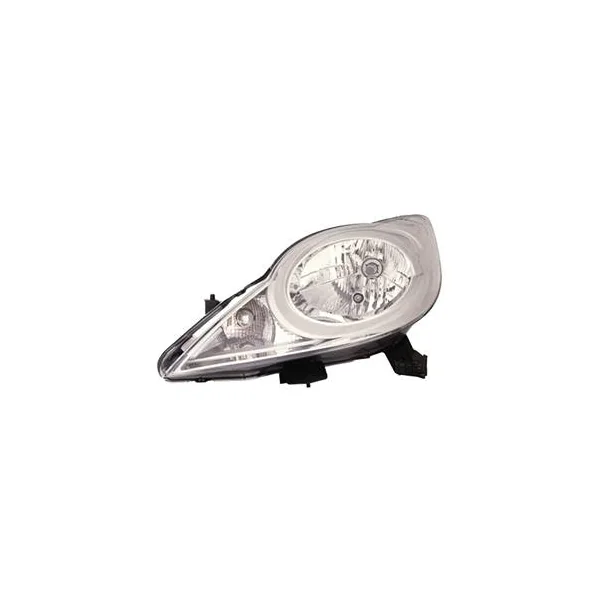 Phare Optique avant gauche pour PEUGEOT 107 phase 3, 2012-2014, H4, Neuf