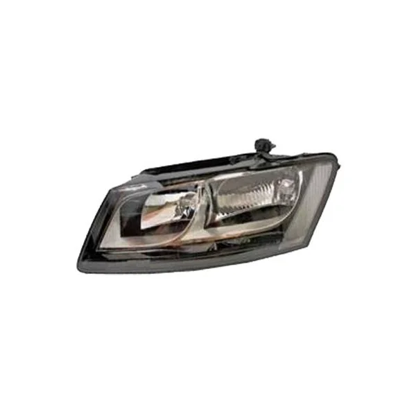 Phare Optique avant gauche électrique pour AUDI Q5 I ph. 2 2012-2016, H7+H7, corps noir, Neuf