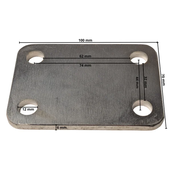 Plaque de montage - 100x70x6 mm