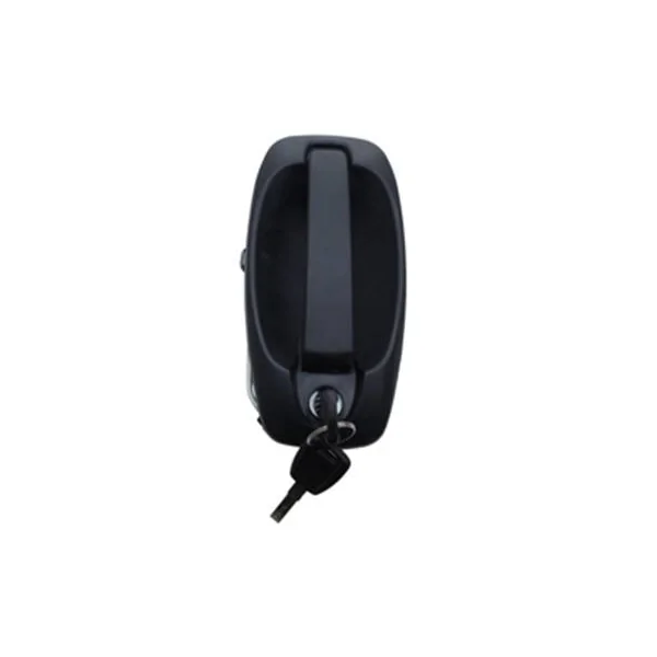 Poignée de porte battante pour CITROËN NEMO depuis 2008, extérieure, Noire, barillet, jeu clé