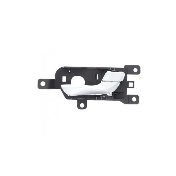 Poignée intérieure arrière droite pour HYUNDAI SANTA FE III phase 2 2012-2018, noire, avec levier argenté, Neuve