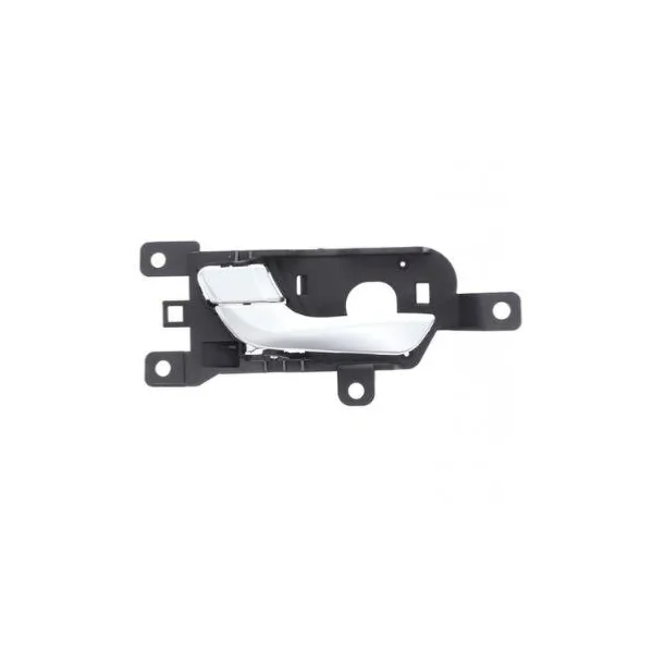 Poignée intérieure arrière gauche pour HYUNDAI SANTA FE III phase 2 2012-2018, noire avec levier argenté, Neuve