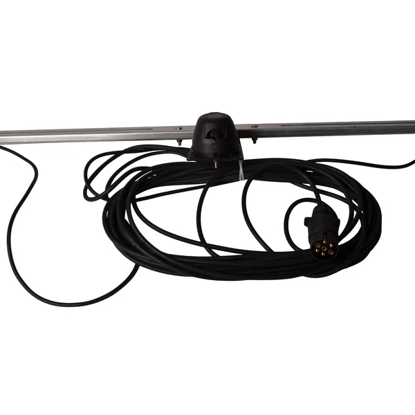 Rampe de signalisation - 140 > 200 cm - catadioptres inclus - 7 broches