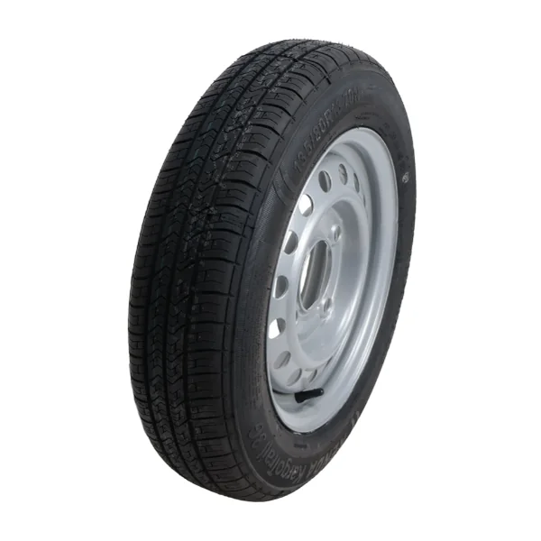 Roue complète de remorque - 135/80R13 - entraxe : 4x130 - capacité de charge : 335 kg - diamètre du moyeu : 85 mm