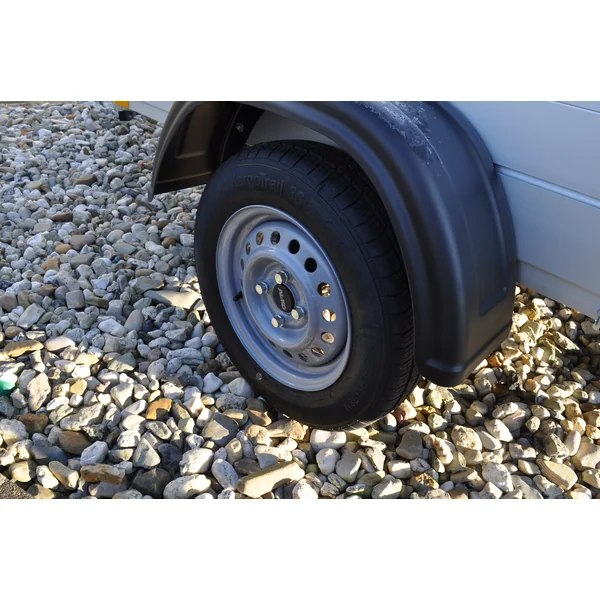 Roue complète de remorque - 145/80R13 - entraxe : 4x100 - capacité de charge : 425 kg - diamètre du moyeu : 57 mm