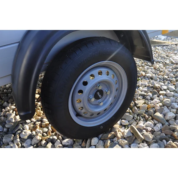 Roue complète de remorque - 145/80R13 - entraxe : 4x100 - capacité de charge : 425 kg - diamètre du moyeu : 57 mm