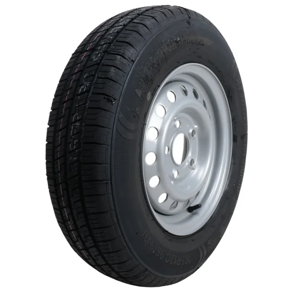 Roue complète de remorque - 165R13C - entraxe : 5x112 - capacité de charge : 710kg - diamètre du moyeu : 67 mm