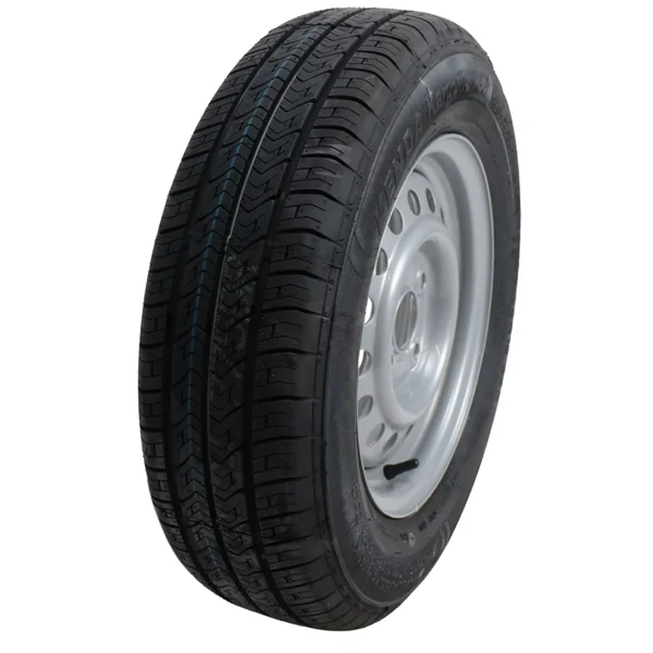 Roue complète de remorque - 175/70R13 - entraxe : 4x100 - capacité de charge : 530 kg - diamètre du moyeu : 57 mm