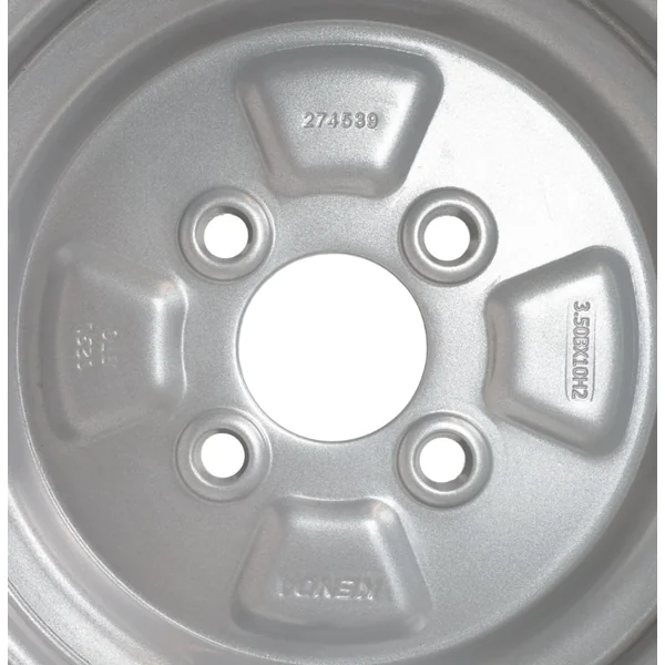 Roue complète de remorque - 4.00-10 - entraxe : 4x100 - capacité de charge : 275 kg - diamètre du moyeu : 60 mm - 4PR