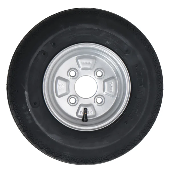Roue complète de remorque - 4.00-8 - entraxe : 4x100 - capacité de charge : 265 kg - diamètre du moyeu : 60 mm - 4PR