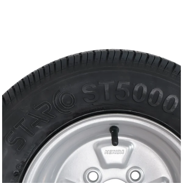 Roue complète de remorque - 4.50-10 - entraxe : 4x100 - capacité de charge : 400 kg - diamètre du moyeu : 60 mm - 6PR