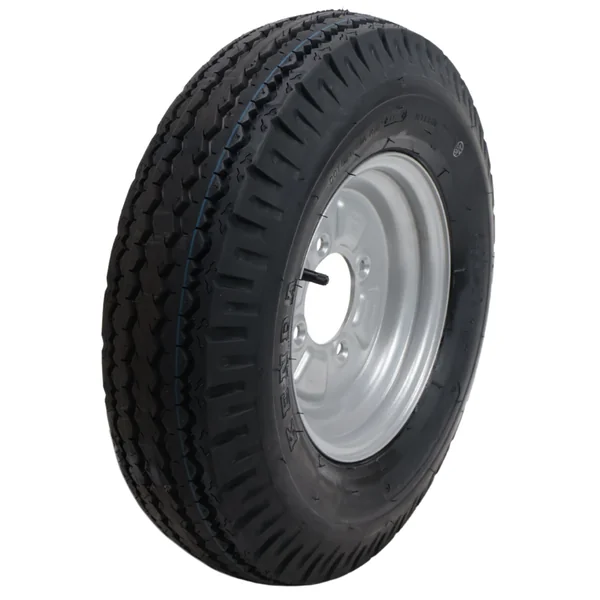 Roue complète de remorque - 5.00-10 - entraxe : 4x115 - capacité de charge : 355 kg - diamètre du moyeu : 85 mm - 4PR
