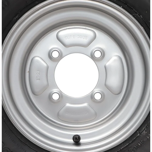 Roue complète de remorque - 5.00-10 - Vredestein - entraxe : 4x115 - capacité de charge : 450 kg - diamètre du moyeu : 85 mm - 6PR