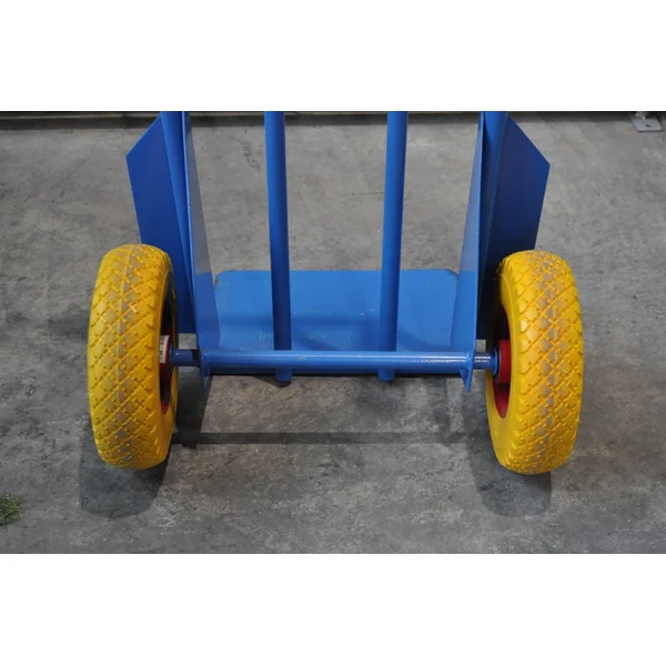 Roue de diable - 3.00-4 - pneu plein et jante en acier - capacité de charge maximale 100 kg - diamètre trou d'axe/nombre de moyeux 20 mm - roulements à billes inclus