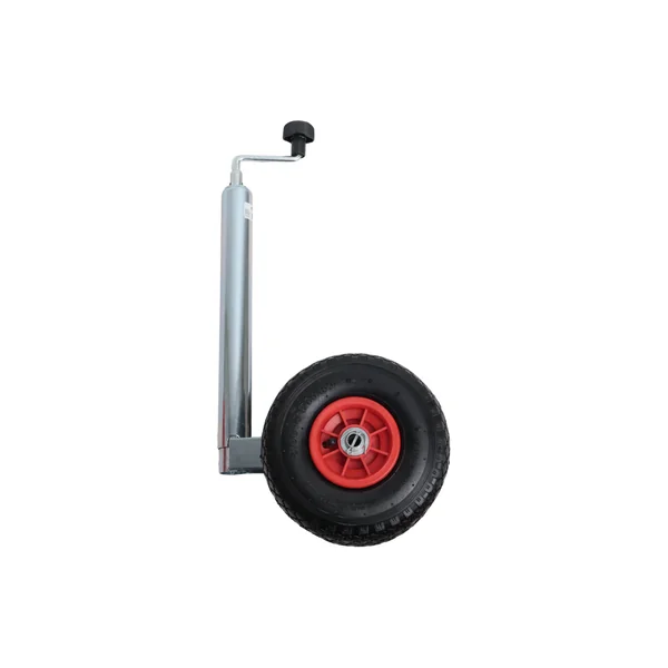 Roue jockey double - 48 mm - capacité de charge : 180 kg - pneus gonfables