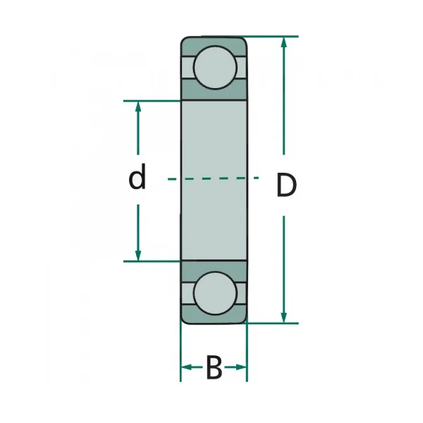 Roulement à billes 6213 - 65 x 120 x 23 mm - SKF