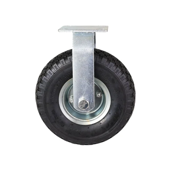 Roulette fixe avec pneu gonflable 3.00-4 – 100 kg – hauteur totale : 300 mm