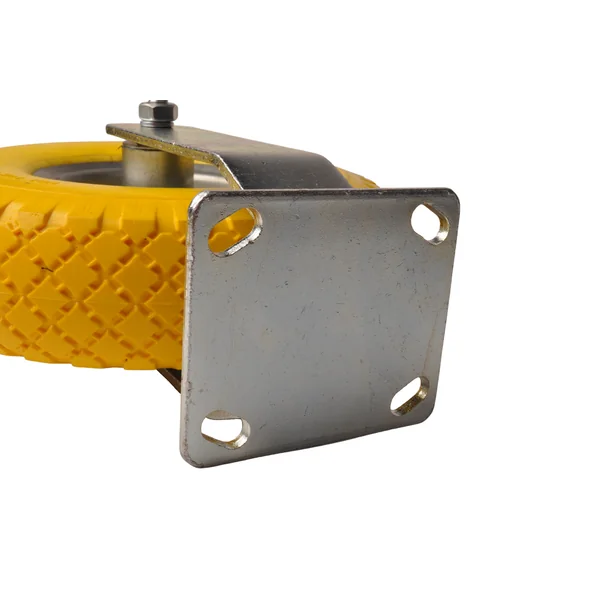 Roulette fixe PU 3.00-4 - 80 kg - hauteur totale : 300 mm