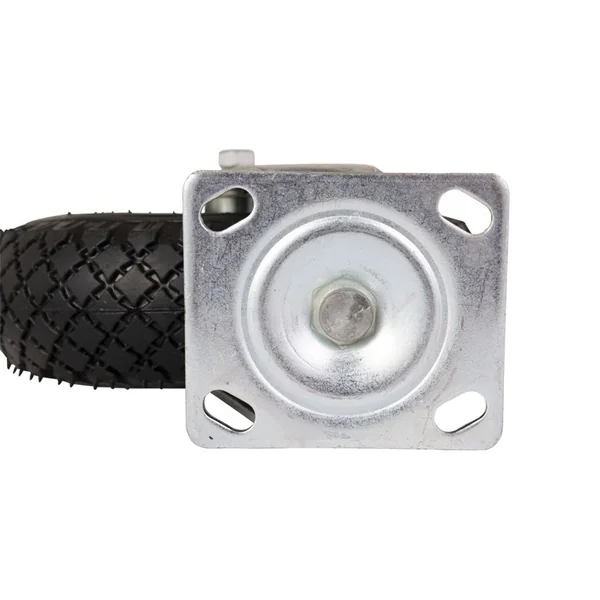 Roulette pivotante avec pneu gonflable – 100 kg – hauteur totale : 300 mm