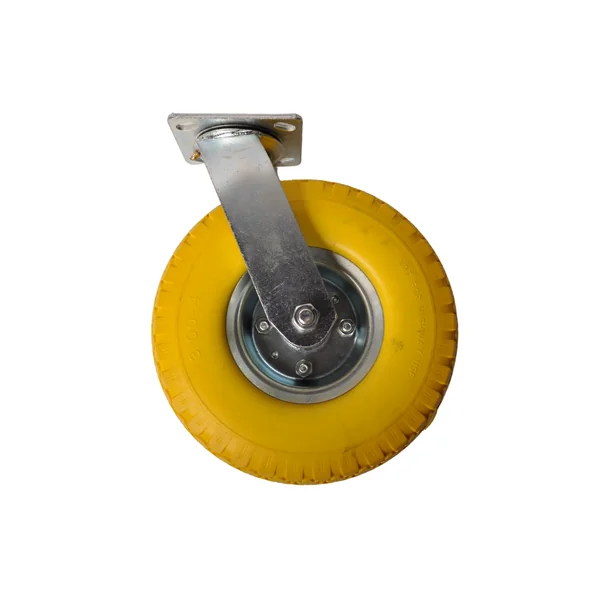 Roulette pivotante PU 300x4 - 80 kg - hauteur totale 300 mm