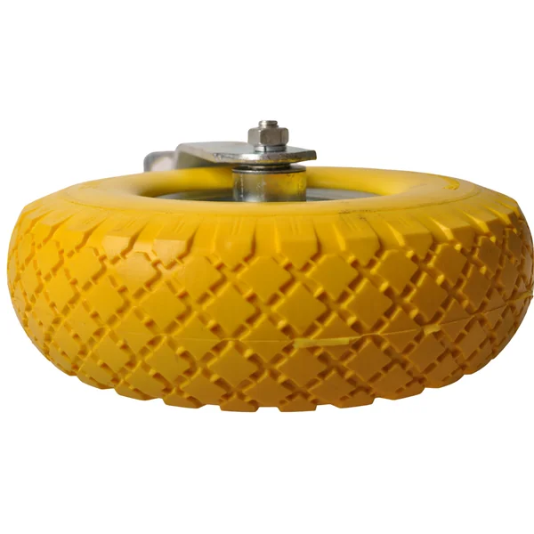 Roulette pivotante PU 300x4 - 80 kg - hauteur totale 300 mm