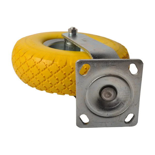 Roulette pivotante PU 300x4 - 80 kg - hauteur totale 300 mm