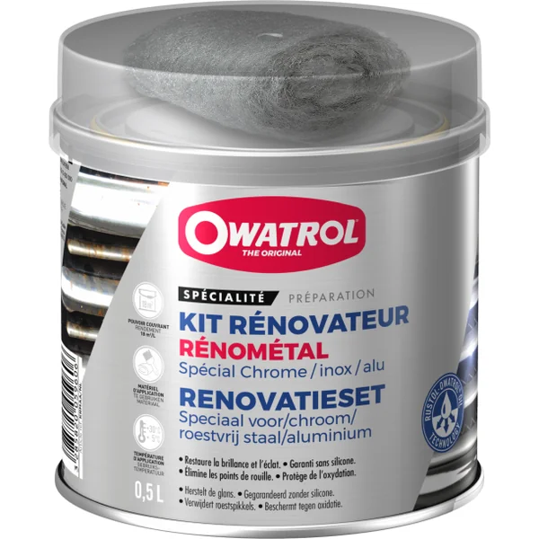Rénovateur chrome OWATROL RENOMETAL 500 ml