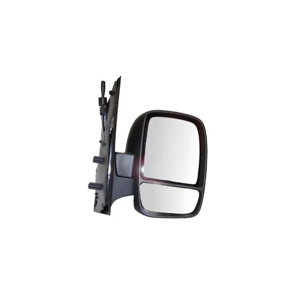 Rétroviseur droit manuel pour FIAT SCUDO II 2007-2016, (double glace), noir, Neuf