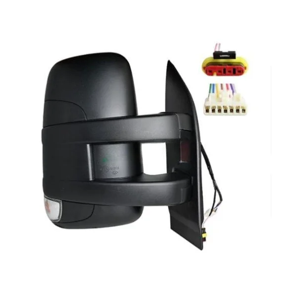 Rétroviseur droit èlectrique pour IVECO DAILY, 2019-2023, bras court, Noir, 7+2 pin, avec feu, Neuf