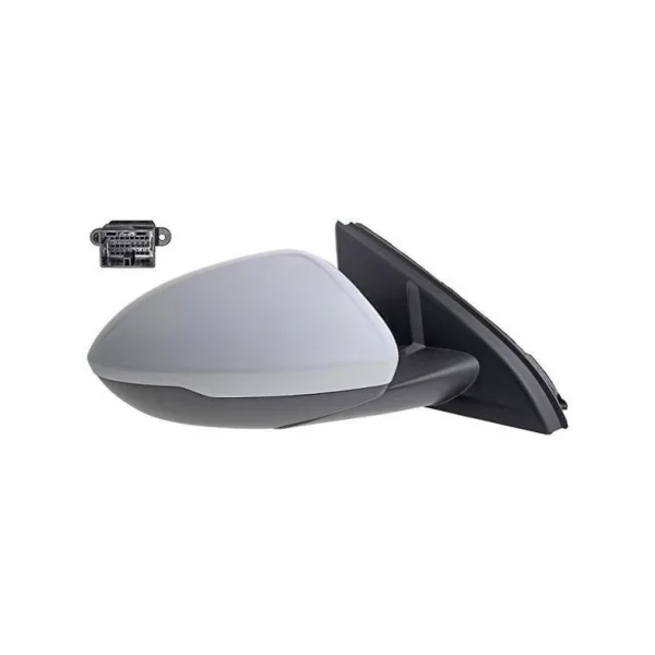 Rétroviseur droit électrique pour OPEL INSIGNIA II phase 1 2017-2019, dègivrant, rabattable, avec mémoire, avec feu courtoisie, avec blis, 14 pin,coque à peindre, Neuf
