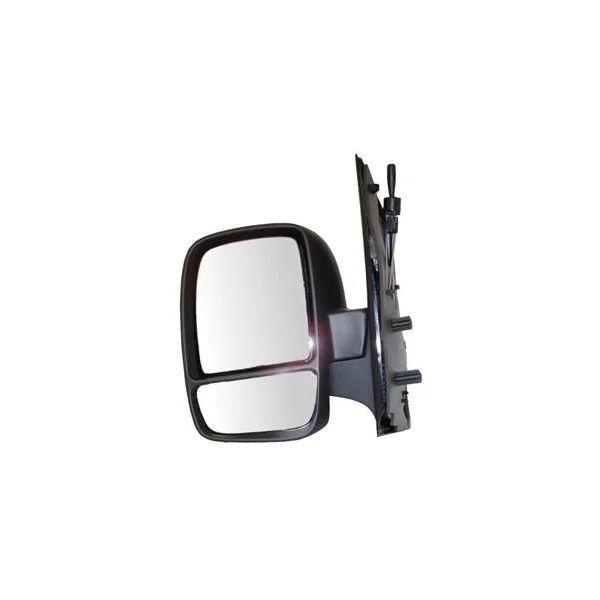 Rétroviseur gauche manuel pour FIAT SCUDO II 2007-2016, (double glace), noir, Neuf